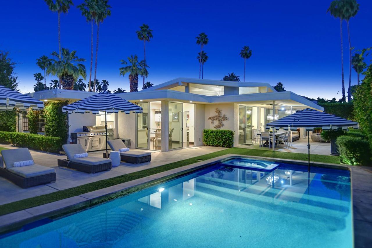 Canyon Palms Estate- Ultra-Luxe, Pool, Spa, Firepit, Outdoor Kitchen & More Palm Springs Exterior foto